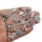 100 Pieces Mix Silver Tree Flower Charms Collection, Bulk Mini Small Little Charms Metal Pendant Craft Supplies Findings for Necklace and Bracelet Jewelry Making (HM291)